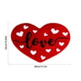 thumbnail image 3 of Chmadoxn Valentine's Day Bathroom Rug, Cute Valentines Door Mat, Bath Mat for Love Shape Shower Mat, Valentines Bathroom Decoration Heart Rug Non Slip Washable Bath Rug for Bathroom Shower Valentines, 3 of 6
