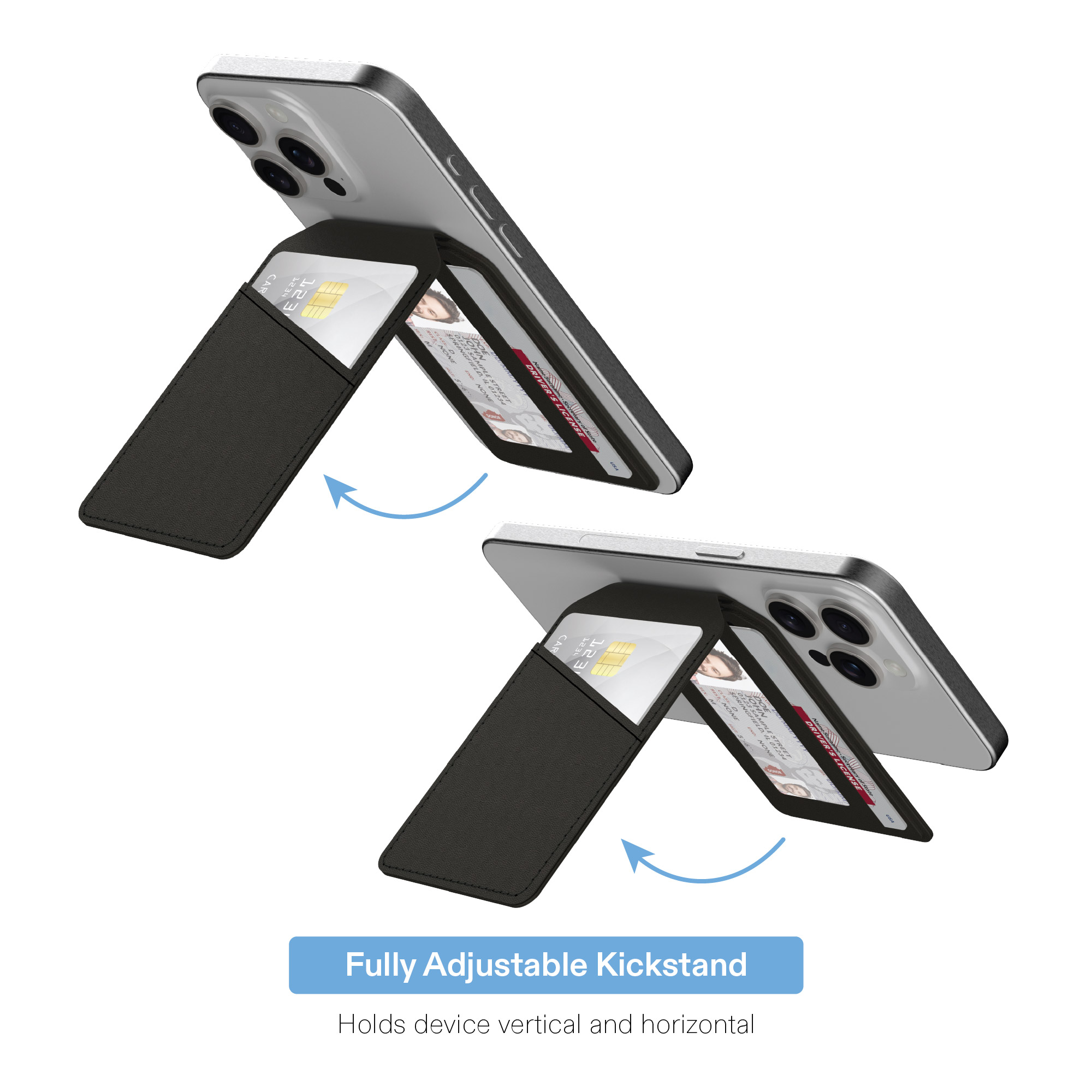 onn Universal Magnetic 3-Card Wallet for Smartphones photo 3