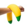 thumbnail image 4 of 14in Big Banana Squishy Fidget Toy , Giant Yellow Banana Stress Ball Slow Rebound Anxiety Relief Sensory Toy for Kids & Adults, 4 of 7