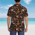 thumbnail image 3 of Lsque BBQ Party pattern Hawaiian Shirt for Men, Unisex Summer Beach Casual Short Sleeve Button Down Shirts-Medium, 3 of 9