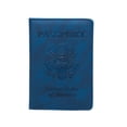 thumbnail image 2 of US 1-2 Pc Passport Holder Vaccination Certificate Faux Leather Wallet Cover Slim, 2 of 12