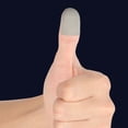 thumbnail image 2 of kurtrusly Pack of 100 Game Fingertips Stickers Breathable Touch Screen Gaming Sticker 18Pin Sensitive Single-use Gamer Accessories Gray, 2 of 9