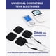 thumbnail image 2 of Almohadillas de repuesto para unidad TENS, electrodos autoadhesivos reutilizables Nursal (20 paquetes, 5 x 5 cm y 5 x 10 cm), almohadillas TENS flexibles sin látex, compatibles con TENS 7000, AUVON TE, 2 of 5