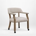 thumbnail image 1 of Comfort Pointe Millstone Beige Sand Fabric Upholstered Caster Game Chair, 1 of 9