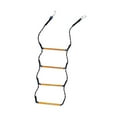 thumbnail image 4 of Colaxi Boat Rope Ladder Outdoor Ladder Reinforced with Hooks High Strength Climbing Rope Ladder Heavy Duty for Sailboat Pontoon Boat 4 Step, 4 of 8