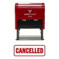 thumbnail image 2 of Vivid Stamp Cancelled W/Border Office Self-Inking Office Rubber Stamp (Red) - M, 2 of 2