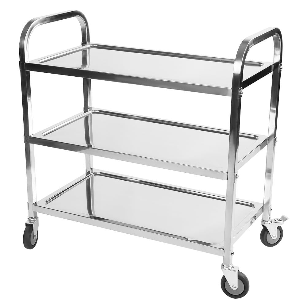 Details about   3 Tier Clearing Trolley Large 900X850X450mm Stainless Catering Hotel Kitchen NEW 
