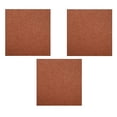thumbnail image 1 of Furnish My Place Modern Plush Solid Rust Color Rug - Pets and Kids Friendly Rug, Indoor/Outdoor Mat, Area Rugs Great for Kids, Pets, Event, Living Room, Made in USA, 2' x 2' Square - Set of 3, 1 of 12