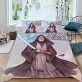 thumbnail image 2 of Obi Wan Conjunto de sábanas temático, trío de piezas, cómodo y amigable con la piel, diseño único, regalo de decoración para el hogar para familiares, amigos y fans, 90 cm * 190 cm, 2 of 6