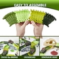 thumbnail image 3 of Dinosaur Race Track Toy Set with Lights & Sounds, Buildable Adventure Playset with Cars & Figures, Best Gift for Kids Ages 3-8, 3 of 7