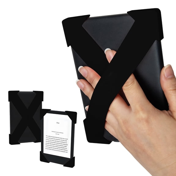 Strapsicle E-reader Cross Straps for Select Kindle and Kobo Devices, Medium (Black)