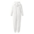 thumbnail image 5 of Mercatoo Youth Po𝐥ar Fleece Cute Ears Jumpsuit S𝐡erpa Thicked Warm Bodysuits with Hooded Teen Girls Winter Plush R𝐨mper, 5 of 6