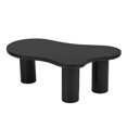thumbnail image 3 of Tcbosik Cloud Shape Coffee Table, Indoor Irregular Tea Table, Modern End Table. Center Table for Living Room, Black, 3 of 8