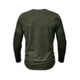 thumbnail image 5 of DYMADE Men Casual Long Sleeve Button Collar Henley Shirt Top, 5 of 6
