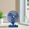 thumbnail image 2 of EUDIDV Mini Fan Portable Table Fan, Rechargeable Battery Operated Desk Fan With LED , Quiet Table Fan For Home, 180° Adjust Tilt, 3 Speeds Settings, Portable Fan For Office, Kitchen USB Fan Portable, 2 of 7