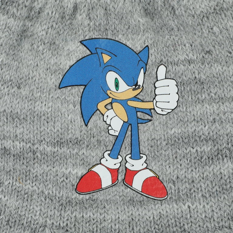 SONIC THE HEDGEHOG Wintermütze und Handschuhe Set für Jungen - warme