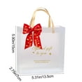 thumbnail image 3 of FeiFu Christmas Transparent Tote Gift Bag Christmas Eve Gift Box Candy Bag Creatives Souvenir Handbag Transparent Design, 3 of 7