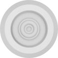 thumbnail image 2 of Ekena Millwork 3"W x 3"H x 1/2"P Standard Grayson Bullseye Rosette with Beveled Edge (4-Pack), 2 of 4