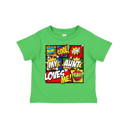 

Inktastic My Aunt Love Me Gift Toddler Boy or Toddler Girl T-Shirt