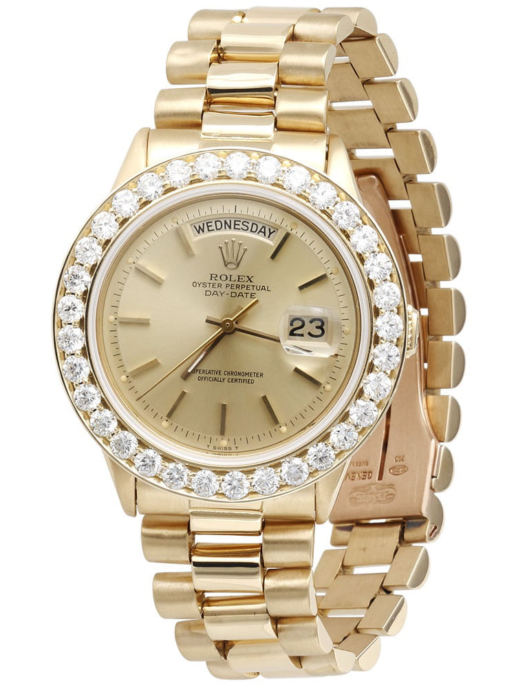 mens presidential rolex with diamonds