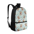 thumbnail image 2 of Uourmeti Polyester School Backpack Daypack with Highland Cow Floral Pattern - Spacious for Student Travel and Daily Use, 2 of 6