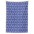 thumbnail image 3 of Ambesonne Turkish Pattern Tablecloth Rectangular Table Cover, Blue Mosaic, 52"x70", Royal Blue Pale Blue, 3 of 4
