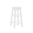 thumbnail image 4 of Linon McMullen 24" Backless Indoor Round Counter Stool, White, 4 of 9