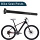 thumbnail image 3 of Poste de asiento de suspensión para bicicleta Unique Bargains 27.2x300mm color negro brillante de fibra de carbono, 3 of 7