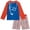 Orange/Navy Snorkeling, variant on Boys Rash Guard Set - 2 Piece Quick Dry Long Sleeve Swim Shirt and Boys Swim Trunks
