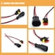 thumbnail image 2 of 12 Uds. Conectores de cables automotrices impermeables, conector rápido, conector impermeable, conector impermeable para vehículo, conector de plástico para vehículo, 2 of 6