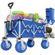 thumbnail image 1 of Carretilla Plegable Multifuncional HAAGEEP de Alta Resistencia Carga de 227 kg Azul, 1 of 8