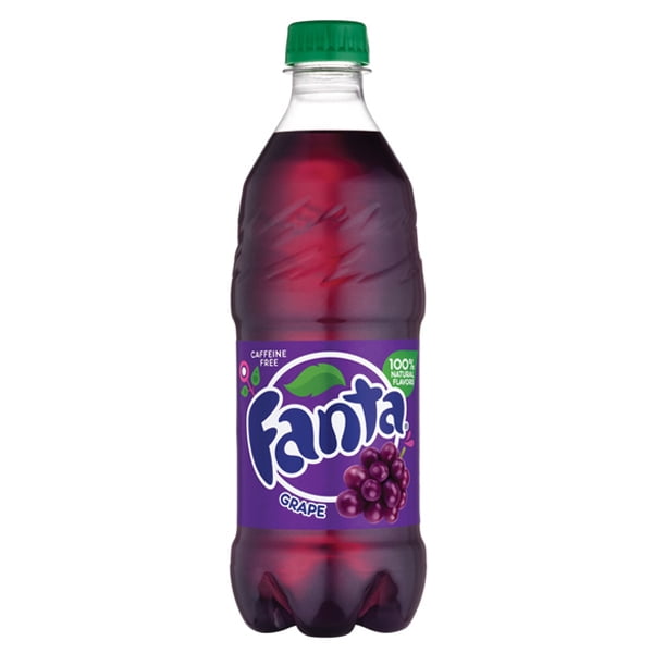 Fanta Grape Flavored Soda 20 oz Plastic Bottles Pack of 24 Walmart