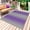 Purple gray, variant on Outdoor Rug 3' x 5', Purple Ombre Large Carpet Area Rugs for Patio, RV, Deck, Grey Modern Art Farmhouse Water Absorption Camping Rug, Lightweight Washable Rugs Runner