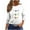 White, variant on Plus Size 3/4 Sleeve Tops for Women Dragonfly Printed Crew Neck Fall Spring Summer Base Tee Shirt Tshirts S-5X (XL, White 01)