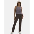 thumbnail image 2 of Avia Women's Ribbed SoftSculpt Flare Active Leggings with UPF 50, 31.5" Inseam, Sizes XS-XXXL, 2 of 5