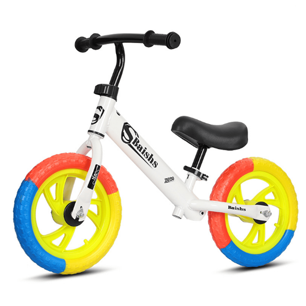 12" Kids Balance Bike Walking Balance Training for Toddlers Ages 2-6 Years Old, Carbon Steel Bicycle Outdoors Sports