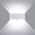 thumbnail image 1 of Modern LED Ceiling Light Waterproof Aluminum Wall Sconce Washer Light Indoor Outdoor Hallway Corridor 8w Black, 1 of 5