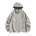 thumbnail image 2 of Yaoyar Mens UPF 50+ Light Jacket Full Zip Sun Protection Hoodie Summer Long Sleeve Shirt Hiking Fishing Outdoor with Pockets, 2 of 6