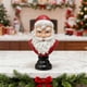 thumbnail image 5 of Busto clásico de Papá Noel en resina | Decoración navideña de mesa de 15 cm con base negra | Decoración navideña para el hogar y la oficina, ideal para sala de estar, 5 of 9
