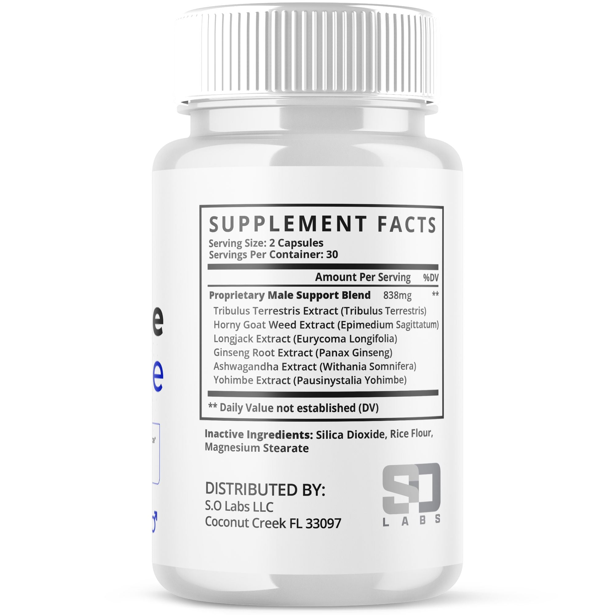 Prime Pulse Advanced Formula Pills All Natural Vitamin Supplement PrimePulse 60 Capsules