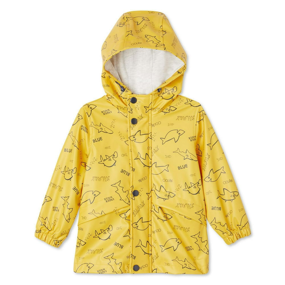 Toddler Boy Printed Raincoat Jacket