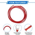 thumbnail image 4 of Unique Bargains 1 Pc Cable Inversor de Batería 10 AWG 8FT 3/8" Lug 5/16" Lug Cable de Batería Universal para Automóvil Vehículo Barco RV Solar Cobre Estañado Rojo, 4 of 7