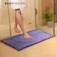 thumbnail image 2 of BadPiggies Soft Microfiber Bath Rug, Purple, 15" x 23", Super Absorbent & Comfortable (1 Count), 2 of 10