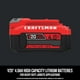 thumbnail image 3 of Batería Craftsman V20 Litio Ion 4.0Ah (CMCB204) 20V, 3 of 8