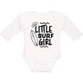 thumbnail image 3 of Inktastic Little Surf Girl with Surfboard Girls Long Sleeve Baby Bodysuit, 3 of 5