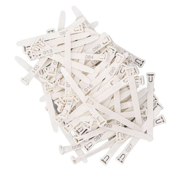 Chicken Leg Rings, 1 to 100 Readable Numbered Chicken Identification Leg Bands, Reusable Duck Chicken Leg Tags Poultry Leg Bands for Chickens, Ducks, Goose,