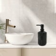 thumbnail image 2 of Unique Bargains 1 Pc Classic Cylindrical Soap Pump Dispenser for Bathroom 450ml Black, 2 of 6