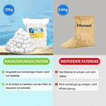 thumbnail image 2 of 1 swimming pool filter ball - vacuum packed 200g, 2 of 5