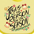 thumbnail image 4 of Inktastic Jesus is the Reason for the Season Christmas Bells and Stars Boys or Girls Baby Bib, 4 of 4