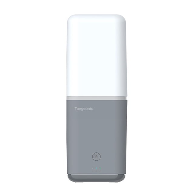 Estuche esterilizador UV Tangsonic para cepillos dentales - 3 en 1 (desinfección, secado y almacenamiento) con batería recargable de larga duración, modelo TL-002 en color gris